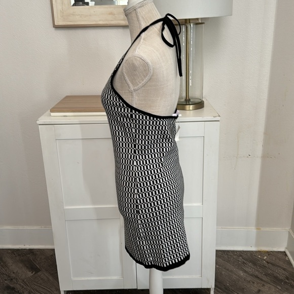 Butter Melon NWT Mini Bodycon Check Dress - Picture 8 of 16